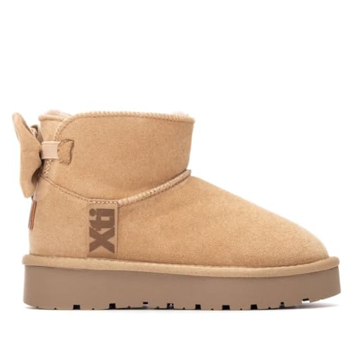 XTI - Freizeitstiefeletten Mädchen Beige - Bequeme und vielseitige Schuhe - Casual Mode - Modell 15129903 (Größe 37) von XTI