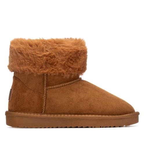 XTI - Freizeitstiefeletten Mädchen Kamel - Bequeme und vielseitige Schuhe - Casual Mode - Modell 15141202 (Größe 32) von XTI