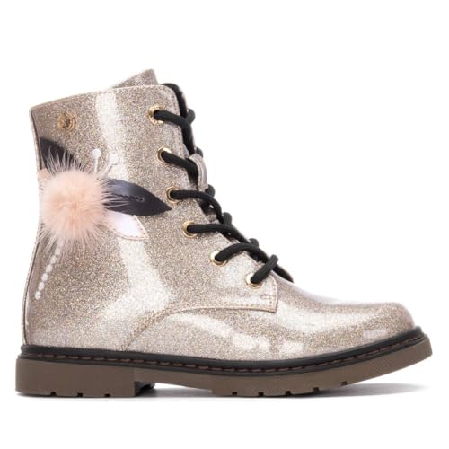 XTI - Freizeitstiefeletten Mädchen Nude - Bequeme und vielseitige Schuhe - Casual Mode - Modell 15139505 (Größe 28) von XTI