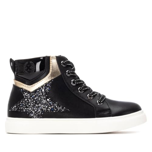 XTI - Freizeitstiefeletten Mädchen Schwarz - Bequeme und vielseitige Schuhe - Casual Mode - Modell 15129401 (Größe 28) von XTI