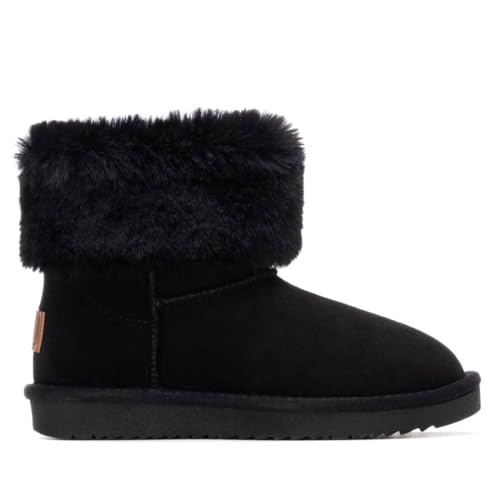 XTI - Freizeitstiefeletten Mädchen Schwarz - Bequeme und vielseitige Schuhe - Casual Mode - Modell 15141203 (Größe 29) von XTI