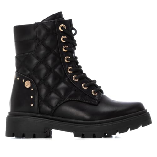 XTI - Freizeitstiefeletten Mädchen Schwarz - Bequeme und vielseitige Schuhe - Casual Mode - Modell 15133201 (Größe 38) von XTI