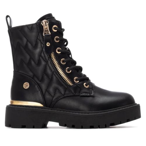 XTI - Freizeitstiefeletten Mädchen Schwarz - Bequeme und vielseitige Schuhe - Casual Mode - Modell 15134401 (Größe 38) von XTI