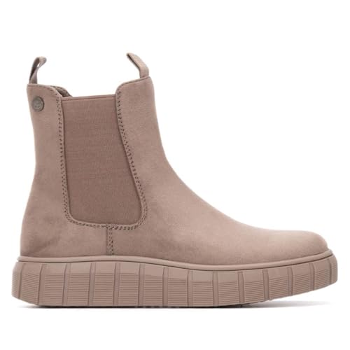 XTI - Freizeitstiefeletten Mädchen Taupe - Bequeme und vielseitige Schuhe - Casual Mode - Modell 15139002 (Größe 32) von XTI