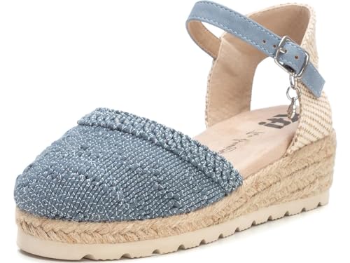 XTI Kinder-Sandalen mit Schnallenverschluss, Farbe: Braun, Größe 38, Jeans, 33 EU von XTI