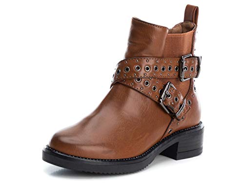 XTI Mädchen 56980 Kurzschaft Stiefel, Braun (Camel Camel) von XTI