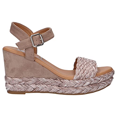 XTI Sandalen für Damen 42255 C TAUPE Schuhgröße 36 EU von XTI