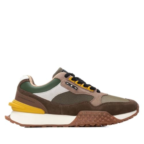 XTI - Slipper Herren Khaki - Bequeme und vielseitige Schuhe - Casual Mode - Modell 14414203 (Größe 42) von XTI