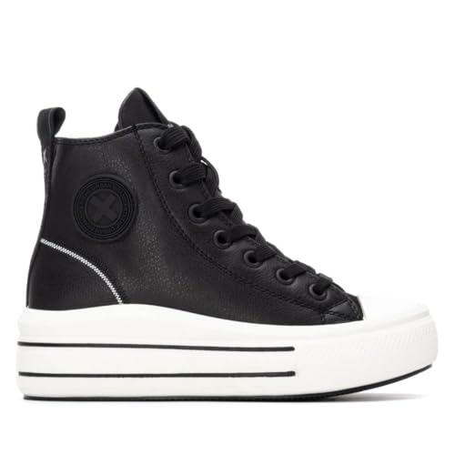 XTI - Slipper Mädchen Schwarz - Bequeme und vielseitige Schuhe - Casual Mode - Modell 15129701 (Größe 36) von XTI