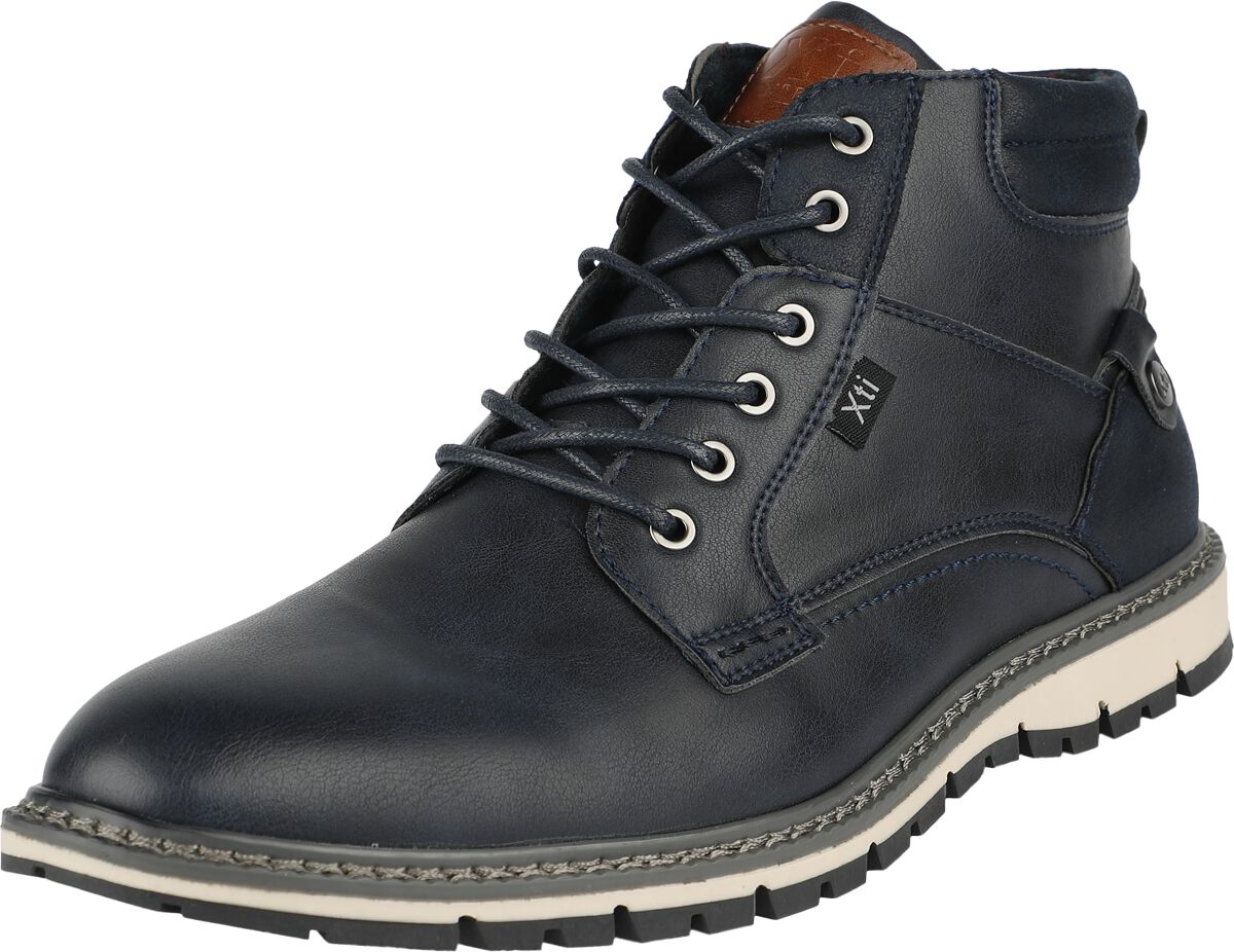 XTI Sneaker high - Sneaker High Navy Vegan - EU40 bis EU42 - für Männer - Größe EU40 - navy von XTI