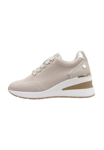 XTI - Slipper Damen Beige - Bequeme und vielseitige Schuhe - Casual Mode - Modell 14372101 (Größe 38) von XTI