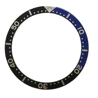 XTINKOPW 1 Stück 38 mm Uhrenlünette, Flacher Aluminiumblechring, Uhreneinsätze mit Aufkleber, Ersatzzubehör 31,5 mm - 38 mm for SKX-Teile(Pcak 11) von XTINKOPW