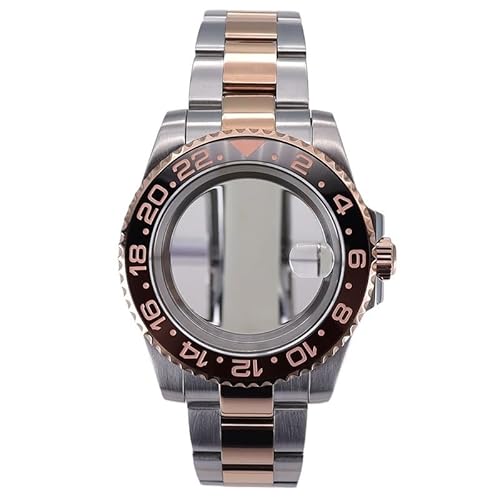 XTINKOPW 1 Stück 40 mm Herrenuhr 20 mm Armband Set Gehäuse for Nh35 Nh36 ETA 2824 Miyota 8215 Uhrwerk 28,5 mm(3-12mm,Miyota 8215) von XTINKOPW