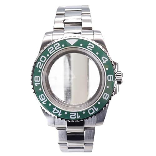 XTINKOPW 1 Stück 40 mm Herrenuhr Nh36 Gehäuse Armband Glas for NH35 NH36 4R36 Miyota 8215 2824 Uhrwerk 28,5 mm Zifferblatt GMT-Stil(Glass Cover 2,Miyota 8215) von XTINKOPW
