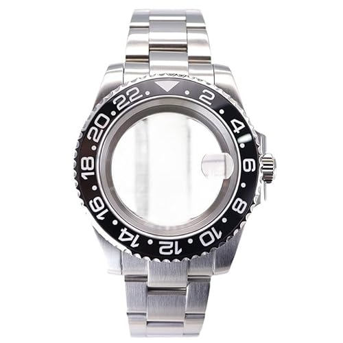 XTINKOPW 1 Stück 40 mm Herrenuhr Nh36 Gehäuse Armband Glas for NH35 NH36 4R36 Miyota 8215 2824 Uhrwerk 28,5 mm Zifferblatt GMT-Stil(Glass Cover 7,ETA 2824) von XTINKOPW