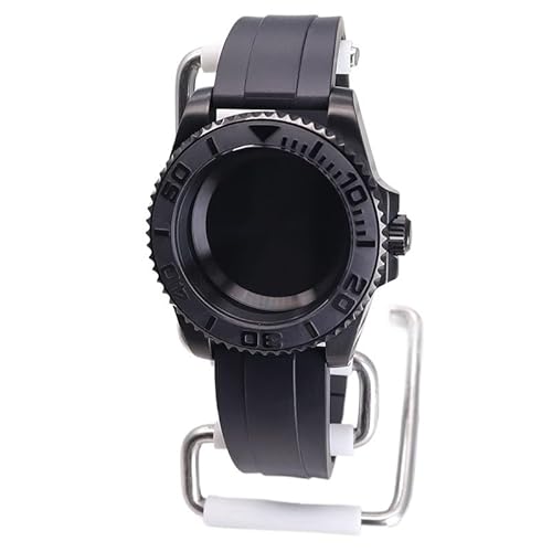 XTINKOPW 1 Stück 40 mm schwarzes Herren-Uhrengehäuse aus Gummi for Nh35/34/36/38 Miyota8215 Eta2824 Uhrwerk, 28,5 mm Zifferblatt, Hot Styles Yacht-Master(Black Bezel 4,ETA 2824) von XTINKOPW