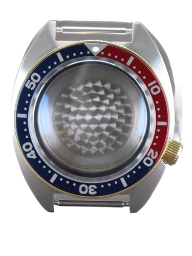 XTINKOPW 1 Stück 41 mm Herren Mechanisches Uhrengehäuse Glas for Mod Skx007 Nh35 Nh36 Uhrwerk 28,5 mm Zifferblatt Reines Schwarz Kapitelring(4) von XTINKOPW