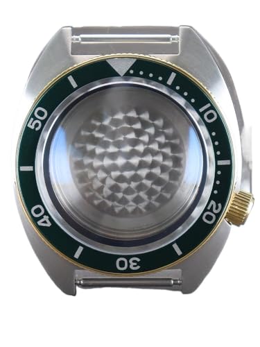 XTINKOPW 1 Stück 41 mm Herren Mechanisches Uhrengehäuse Glas for Mod Skx007 Nh35 Nh36 Uhrwerk 28,5 mm Zifferblatt Reines Schwarz Kapitelring(7) von XTINKOPW