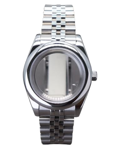 XTINKOPW 1pc 36mm 40mm Fall Männer Uhr Armband Teile for Oyster NH35 NH36 Miyota8215 Bewegung 28,5 mmDial 100m Wasserdicht(Glass Cover 2,40mm Miyota 8215) von XTINKOPW