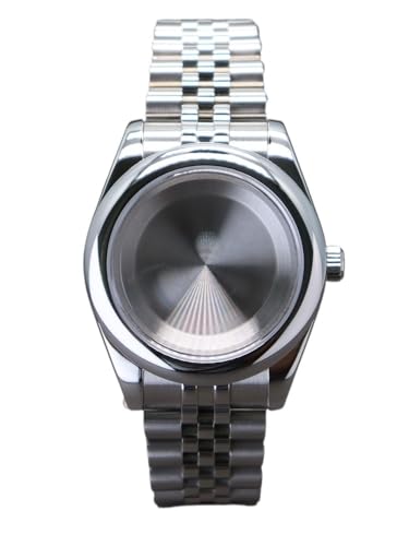 XTINKOPW 1pc 36mm 40mm Fall Männer Uhr Armband Teile for Oyster NH35 NH36 Miyota8215 Bewegung 28,5 mmDial 100m Wasserdicht(Solid Cover 2,40mm Miyota 8215) von XTINKOPW