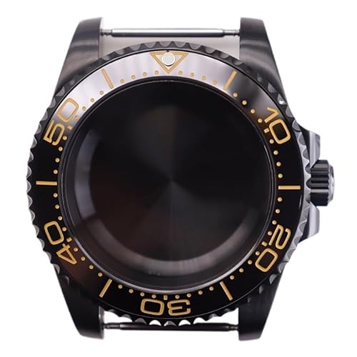 XTINKOPW 1pc 40mm Schwarz Taucher Herren Uhr Gehäuse Glas for Submariner NH35 NH36 NH38 Eta2824 Miyota8215 Bewegung 28,5 mmDial(Style 28,Miyota 8215) von XTINKOPW