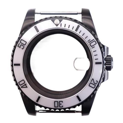 XTINKOPW 1pc 40mm Schwarz Taucher Herren Uhr Gehäuse Glas for Submariner NH35 NH36 NH38 Eta2824 Miyota8215 Bewegung 28,5 mmDial(Style 37,ETA 2824) von XTINKOPW