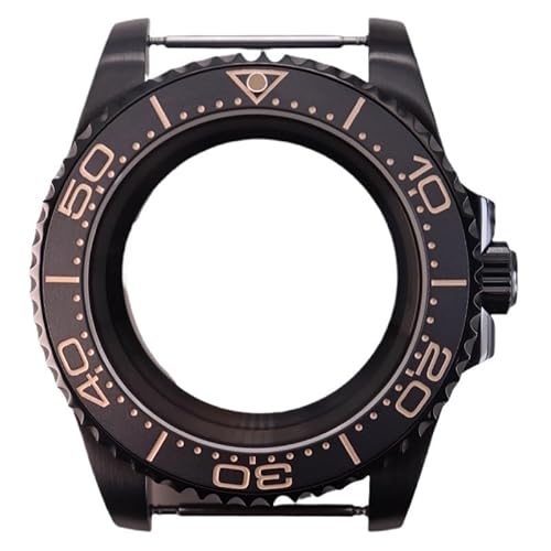 XTINKOPW 1pc 40mm Schwarz Taucher Herren Uhr Gehäuse Glas for Submariner NH35 NH36 NH38 Eta2824 Miyota8215 Bewegung 28,5 mmDial(Style 42,Miyota 8215) von XTINKOPW