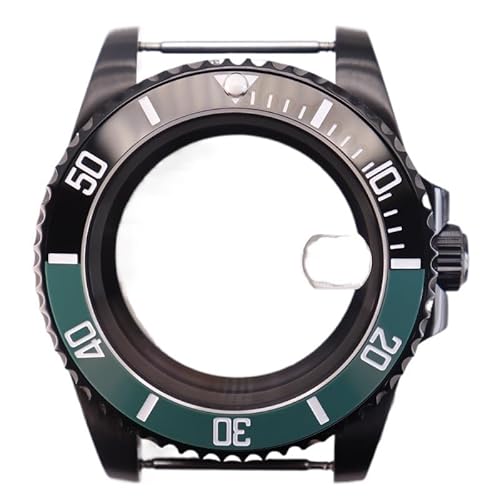 XTINKOPW 1pc 40mm Schwarz Taucher Herren Uhr Gehäuse Glas for Submariner NH35 NH36 NH38 Eta2824 Miyota8215 Bewegung 28,5 mmDial(Style 5,ETA 2824) von XTINKOPW