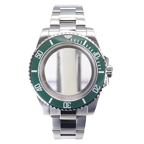 XTINKOPW 1pc 40mm Taucheruhr Gehäuse Armband for Sub Nh35Nh36 Nh38/34 Eta2824 Miyota8215 Bewegung 28,5 mmDial(10mm,Miyota 8215) von XTINKOPW