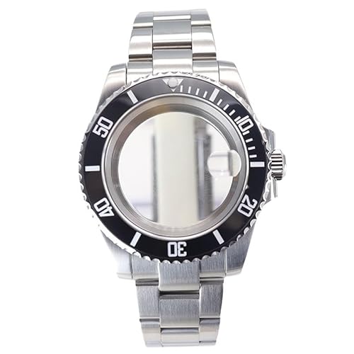 XTINKOPW 1pc 40mm Taucheruhr Gehäuse Armband for Sub Nh35Nh36 Nh38/34 Eta2824 Miyota8215 Bewegung 28,5 mmDial(6mm,ETA 2824) von XTINKOPW