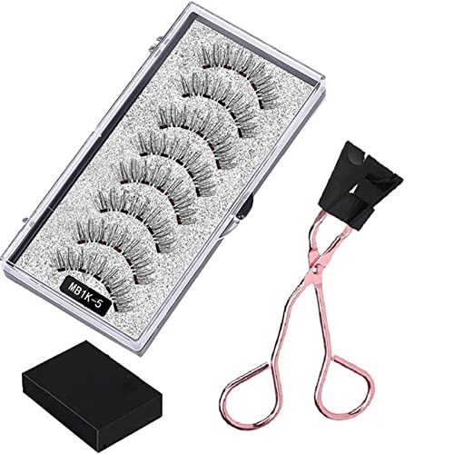 Magnetische Wimpern, Wiederverwendbare Magnetische Wimpern, Magnetische Wimpern Ohne Eyeliner, Gefälschte Wimpernmagnet -Set Für Den Täglichen Verschleiß, Ohne Kleber,1 von XTKDAIUI