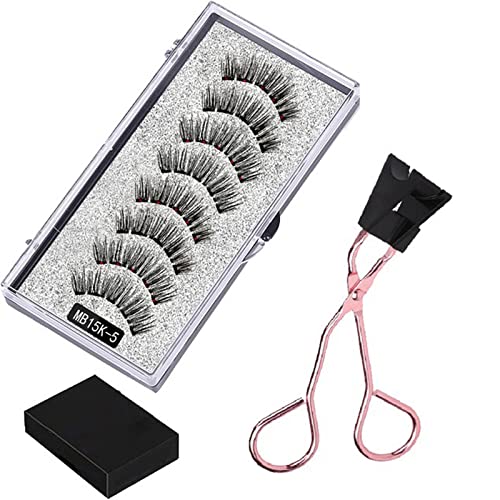 Magnetische Wimpern, Wiederverwendbare Magnetische Wimpern, Magnetische Wimpern Ohne Eyeliner, Gefälschte Wimpernmagnet -Set Für Den Täglichen Verschleiß, Ohne Kleber,15 von XTKDAIUI