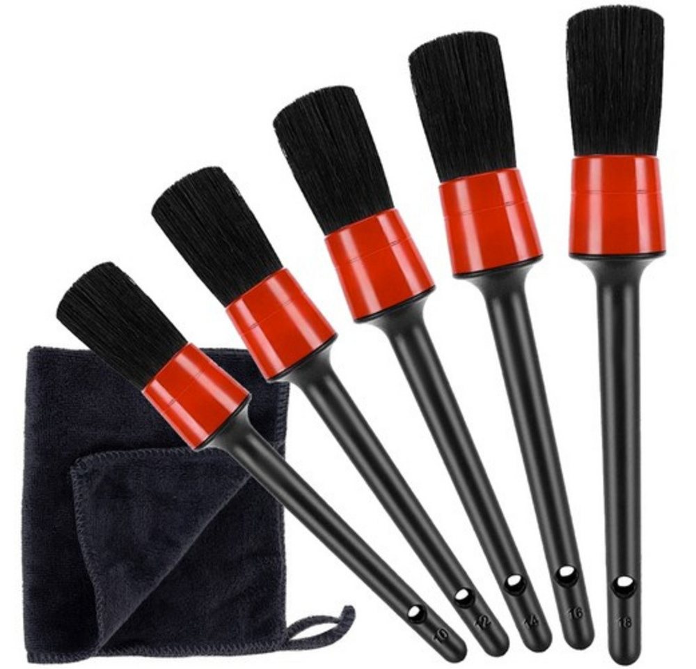 XTROBB Auto-Detaillierungsset Pflegeset Pflegeset (Spar-Set, [5-St. pflegend Synthetische Borsten entfernen Schmutz, Staub und Ablagerungen) von XTROBB