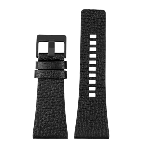 XTVKFWJAB 22 Mm 24 Mm 26 Mm 28 Mm 30 Mm 32 Mm Retro-Lederarmband, Kompatibel Mit Diesel-Uhrenarmband DZ7406 DZ7408 DZ4280 DZ4343, Herrenarmband(Black02 B,22mm) von XTVKFWJAB