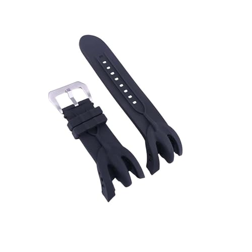 XTVKFWJAB 36 mm Herren-Uhrenarmbänder aus Gummi, kompatibel mit Invicta Pro Diver-Uhren, Silikonarmband mit Schnalle, Zubehör for Outdoor-Sport von XTVKFWJAB