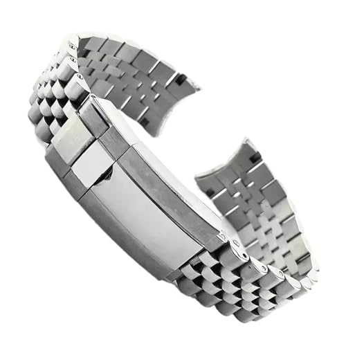 XTVKFWJAB 904 Jubilee Uhrenarmband kompatibel mit Rolex Sub GMT Yacht Daytona Uhrenarmband Luxusarmband Mod Teile Ersatzzubehör 20mm von XTVKFWJAB