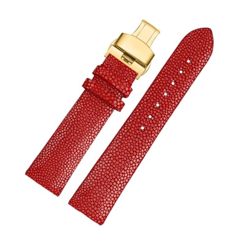 XTVKFWJAB Das Perlenfischarmband ist kompatibel mit Huawei TISSOT Omega Mido Herren- und Damen-Teufelsarmband-Zubehör 20 mm 22 mm 16 mm(Red G,16mm) von XTVKFWJAB