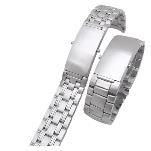 XTVKFWJAB Uhrenarmbänder Armband Kompatibel Mit Omega Planet Ocean 007 Seamaster 600 Metallarmband Uhr Herren Edelstahl Uhrenarmband Kette 18mm 20mm(5Beads-Silvery,22mm) von XTVKFWJAB