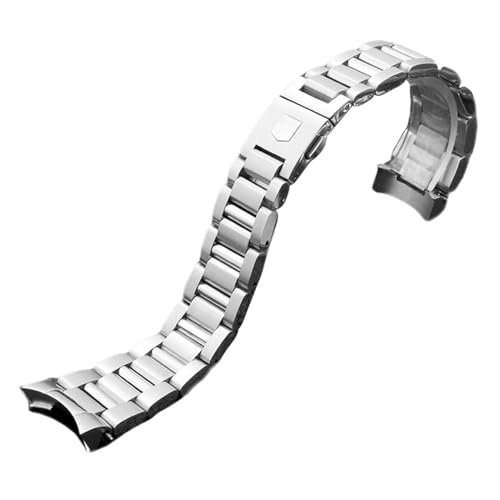 XTVKFWJAB Uhrenarmband kompatibel mit Tag Heuer Carrera CBN2A1D Competitive Potential WAY201S Serie 22MM Herren-Uhrenarmbänder aus massivem Edelstahl von XTVKFWJAB