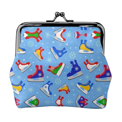 Hockey Elements Kreativer gemusterter Druck, Kleingeldbörse für Damen, Münzgeldbörse, kleine Beutel mit Kussschloss, für Münzen, Karten, kleine Gegenstände von XTYGETY