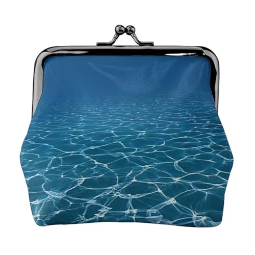 Kleingeldbörse für Damen, Motiv: Tiefsee-Druck, kleine Beutel mit Kussschloss, für Münzen, Karten, kleine Gegenstände von XTYGETY