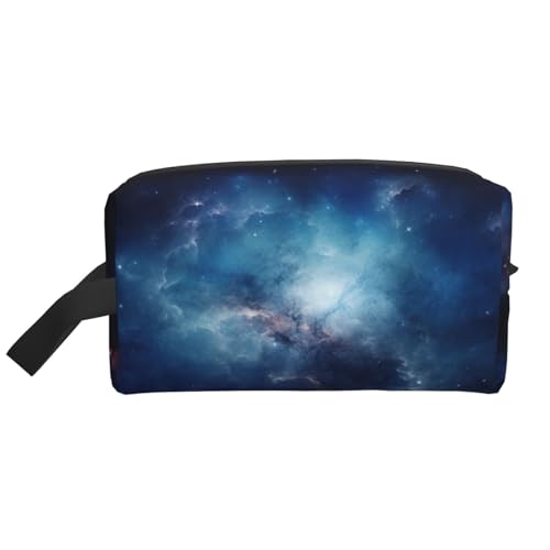 Kulturbeutel mit Galaxie-Aufdruck, Kosmetiktasche, Kulturbeutel für Männer und Frauen, für Reisen, Fitnessstudio, Alltag von XTYGETY