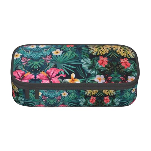 XTYGETY Hojas Tropicales Y Flores Federmäppchen, Oxford-Stoff, Stifteetui, Marker-Box, Stifteetui, Büro, College, Stiftaufbewahrung XTYGETY Hojas Tropicales Y Flores Federmäppchen, Oxford-Stoff, Stifteetui, Marker-Box, Stifteetui, Büro, College, Stiftaufbewahrung von XTYGETY