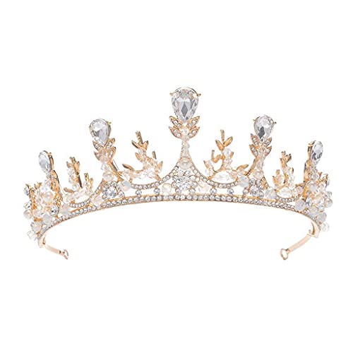 Haarnadel Haarkrone Tiara Haarband Verlobung Hochzeit Haarschmuck für Frauen Braut Prinzessin Kronen Party Kopfschmuck Geschenke von XTZYGLFD