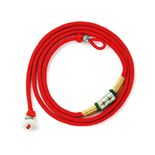 Taillenseil Taillenkette Rotes Seil Taillenkette Paarmodelle Rotes Taillenseil Einfacher und großzügiger roter Gürtel (Farbe: Rot, Größe: 90 cm) (Rot 90 cm) von XTZYGLFD