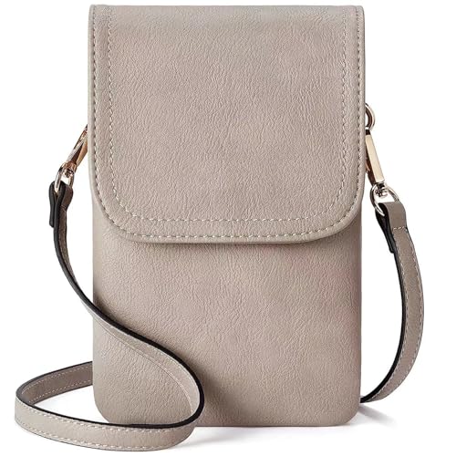 XUANXIE Handytasche Zum Umhängen Leder Kleine Umhängetasche Damen Kleine Handtasche Damen Crossbody kleine Handytasche Kleine Handy Umhängetasche Handy Tasche Damen Umhänge Mit Kartenschlitz von XUANXIE