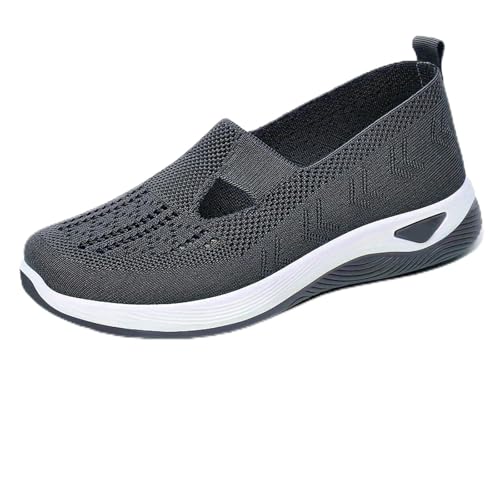 Stanceflex Schuhe für Damen, orthopädische Wanderschuhe für Damen, Fußgewölbeunterstützung, atmungsaktiv, Gehkomfort, rutschfeste Sneaker, breite Weite Sneaker, dunkelgrau, 43 EU Stanceflex Schuhe für Damen, orthopädische Wanderschuhe für Damen, Fußgewölbeunterstützung, atmungsaktiv, Gehkomfort, rutschfeste Sneaker, breite Weite Sneaker, dunkelgrau, 43 EU von XUANXUANQZ