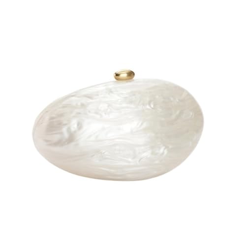 XUCZHAI Eierschale Clutch Tasche Handtasche Frauen Hochzeit Abend Party süße Elfenbein Perle Farbe Geldbörse Sommer von XUCZHAI