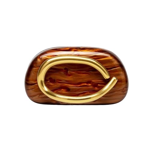 XUCZHAI Frauen Große Messing Metall Kupplung Abend Taschen Braut Hochzeit Geldbörsen Und Handtaschen Strand Geschenk(Green) von XUCZHAI