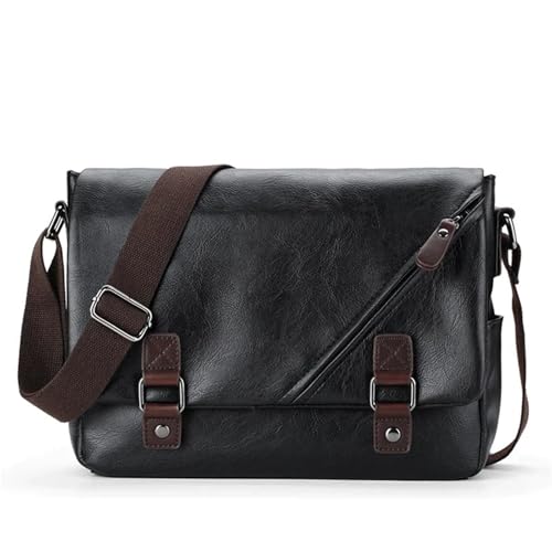 XUCZHAI Herrenhandtaschen Leder Umhängetasche Business Aktentasche Männliche Messenger Bags von XUCZHAI